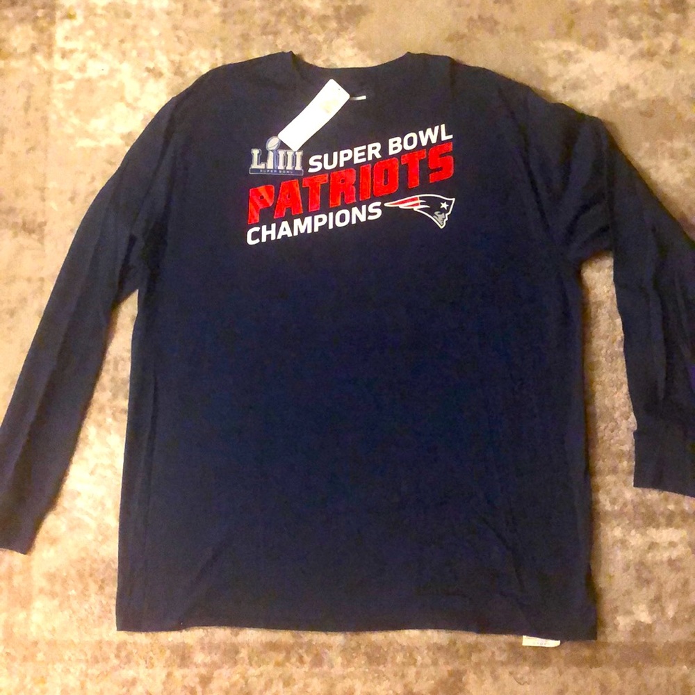 Patriots Super Bowl long sleeve top